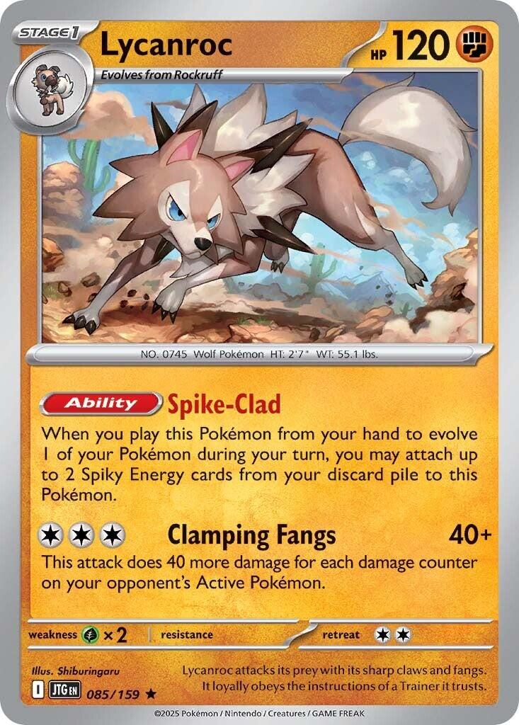 Lycanroc (085/159) [Scarlet & Violet: Journey Together] - Pokémon - Card Brawlers | Quebec | Canada |