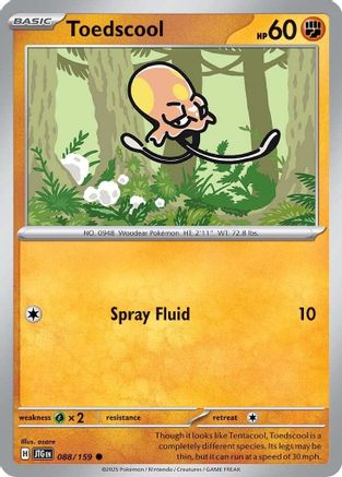 Toedscool (088/159) [Scarlet & Violet: Journey Together] - Pokémon - Card Brawlers | Quebec | Canada |