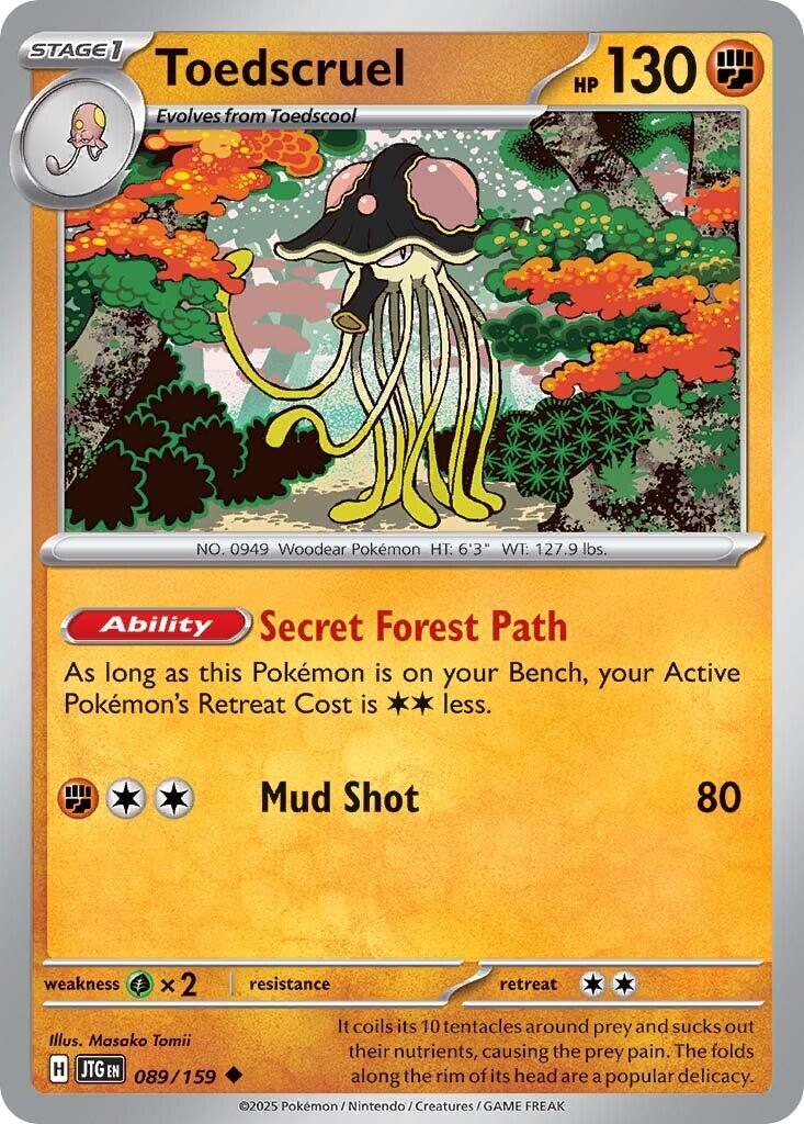 Toedscruel (089/159) [Scarlet & Violet: Journey Together] - Pokémon - Card Brawlers | Quebec | Canada |