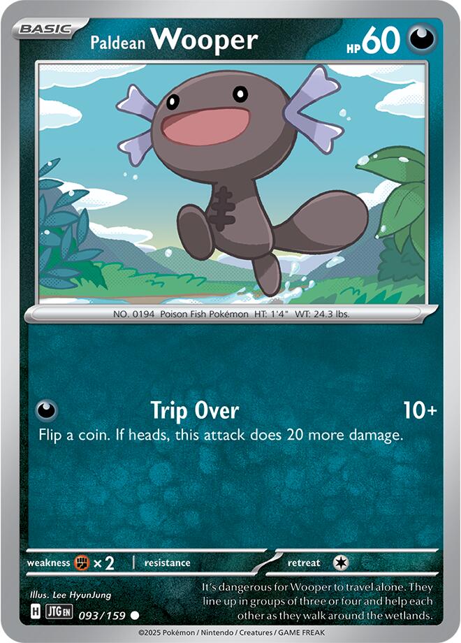 Paldean Wooper (093/159) [Scarlet & Violet: Journey Together] - Pokémon - Card Brawlers | Quebec | Canada |