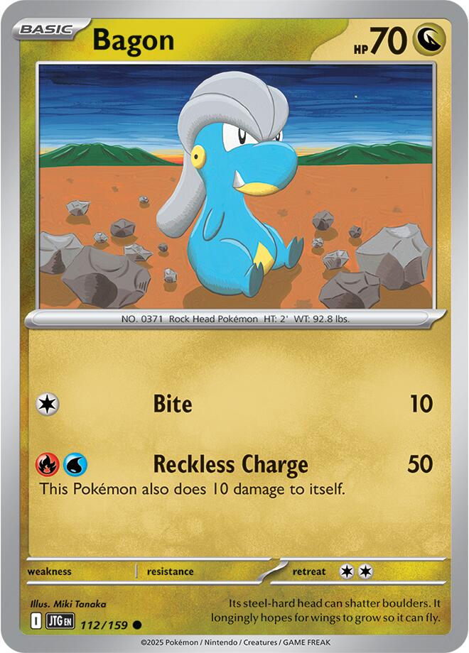 Bagon (112/159) [Scarlet & Violet: Journey Together] - Pokémon - Card Brawlers | Quebec | Canada |