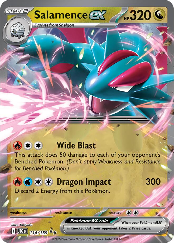 Salamence ex (114/159) [Scarlet & Violet: Journey Together] - Pokémon - Card Brawlers | Quebec | Canada |