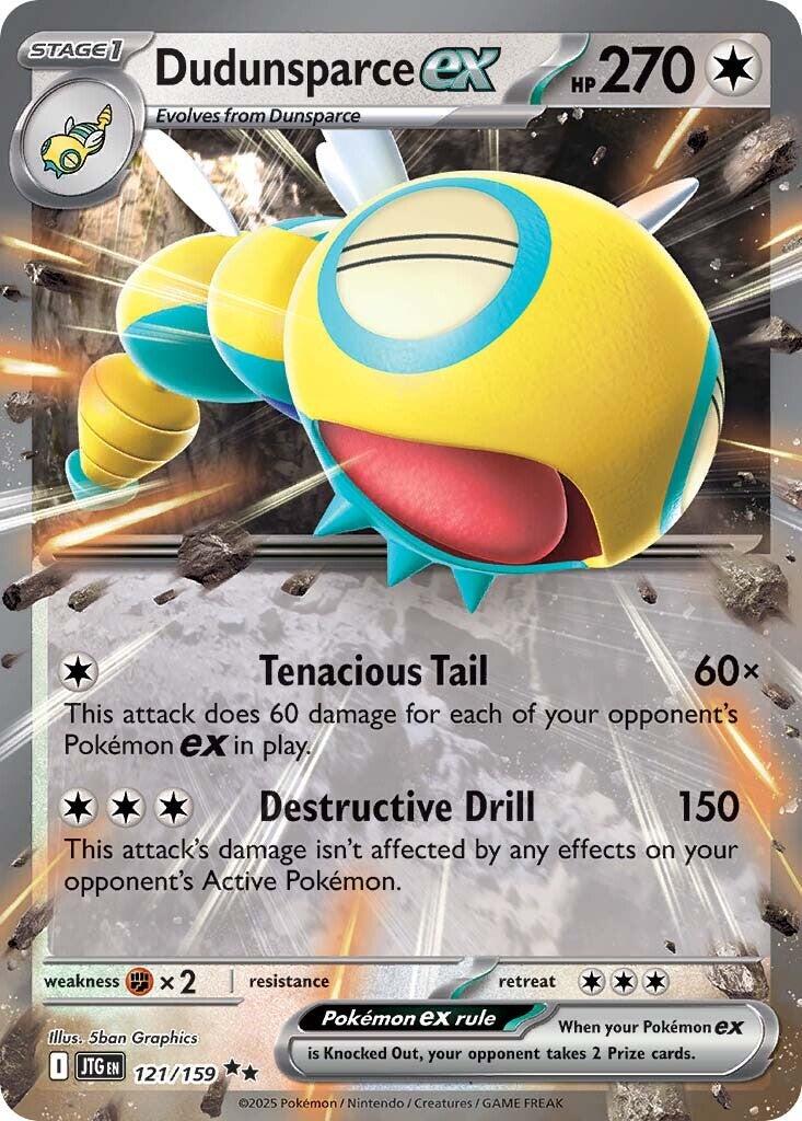 Dudunsparce ex (121/159) [Scarlet & Violet: Journey Together] - Pokémon - Card Brawlers | Quebec | Canada |