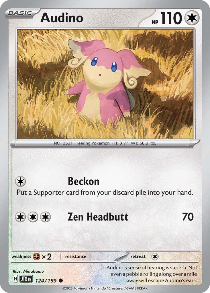 Audino (124/159) [Scarlet & Violet: Journey Together] - Pokémon - Card Brawlers | Quebec | Canada |