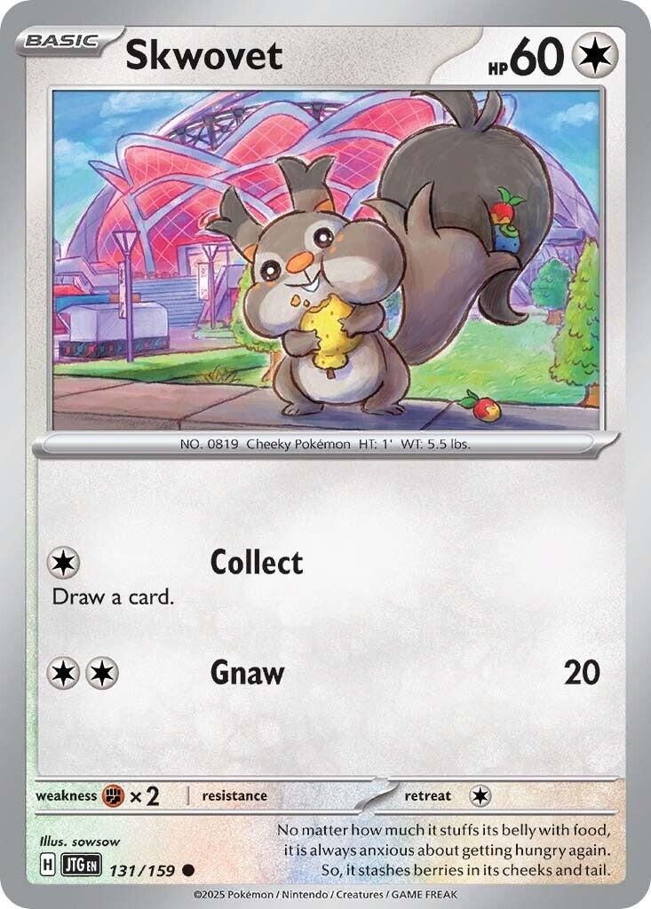 Skwovet (131/159) [Scarlet & Violet: Journey Together] - Pokémon - Card Brawlers | Quebec | Canada |