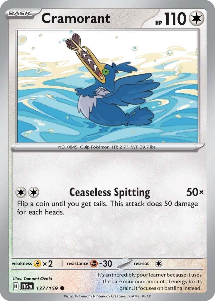 Cramorant (137/159) [Scarlet & Violet: Journey Together] - Pokémon - Card Brawlers | Quebec | Canada |
