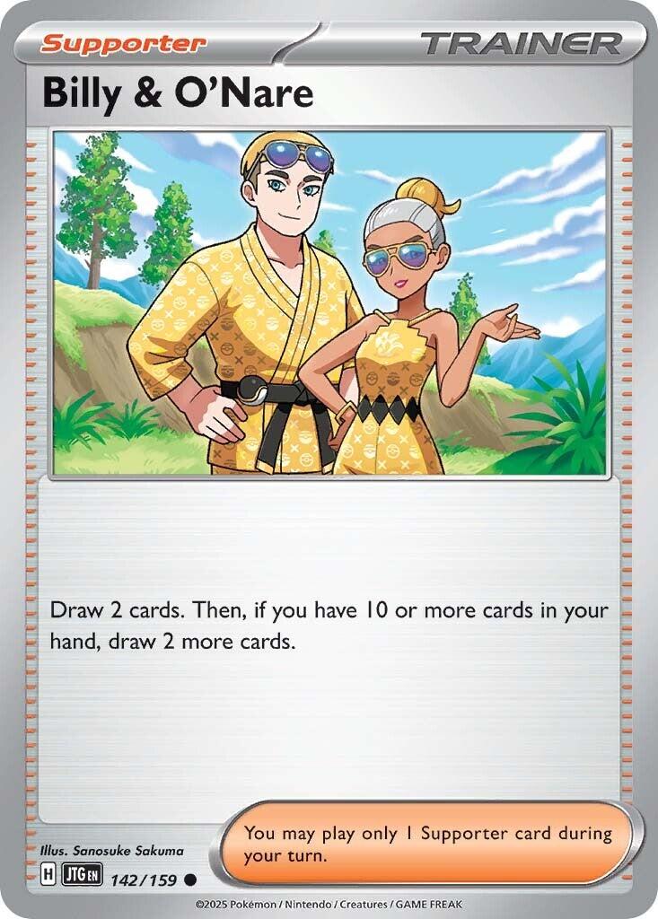 Billy & O'Nare (142/159) [Scarlet & Violet: Journey Together] - Pokémon - Card Brawlers | Quebec | Canada |