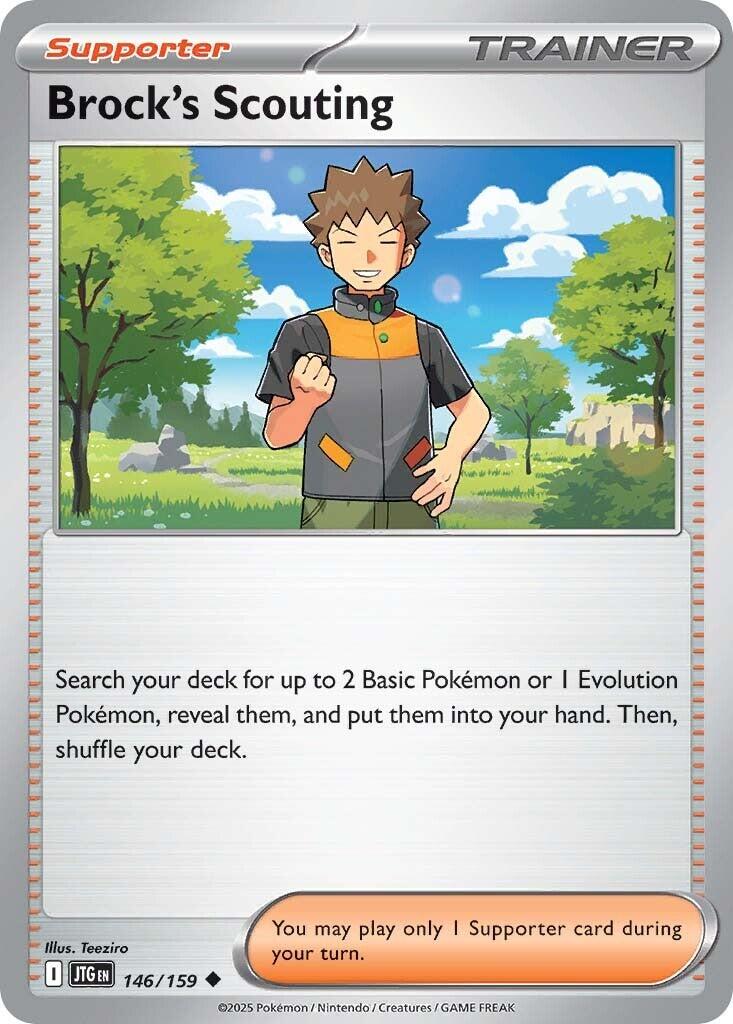 Brock's Scouting (146/159) [Scarlet & Violet: Journey Together] - Pokémon - Card Brawlers | Quebec | Canada |