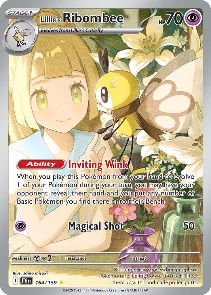 Lillie's Ribombee (164/159) [Scarlet & Violet: Journey Together] - Pokémon - Card Brawlers | Quebec | Canada |