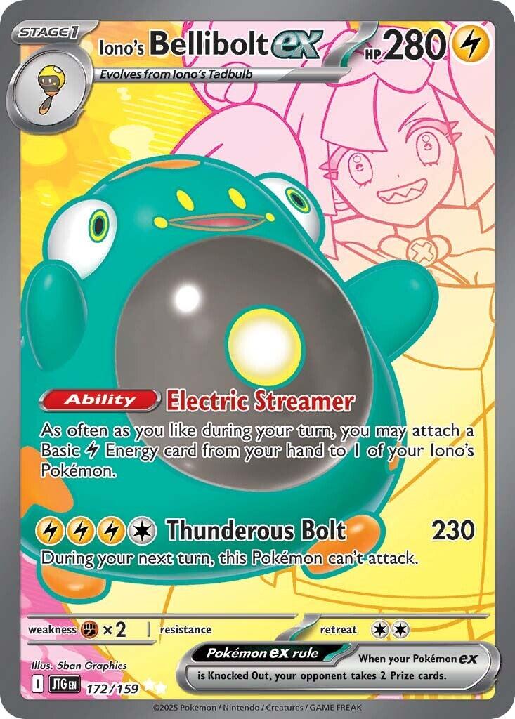 Iono's Bellibolt ex (172/159) [Scarlet & Violet: Journey Together] - Pokémon - Card Brawlers | Quebec | Canada |