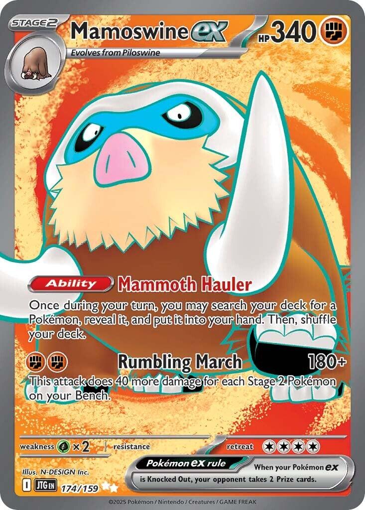 Mamoswine ex (174/159) [Scarlet & Violet: Journey Together] - Pokémon - Card Brawlers | Quebec | Canada |