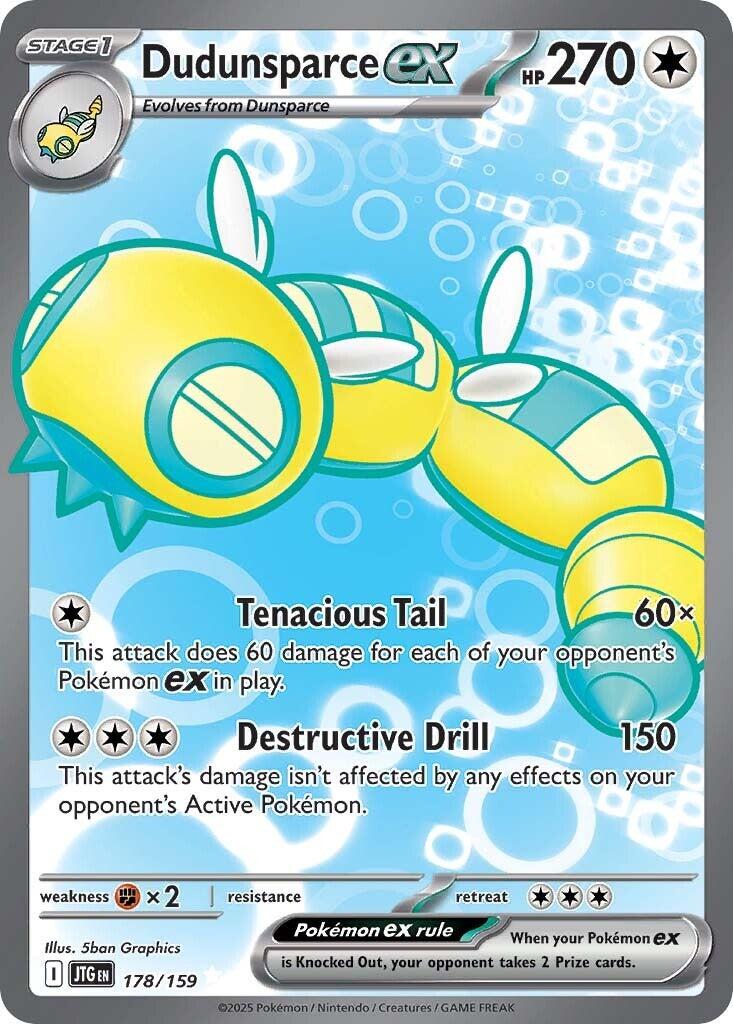 Dudunsparce ex (178/159) [Scarlet & Violet: Journey Together] - Pokémon - Card Brawlers | Quebec | Canada |