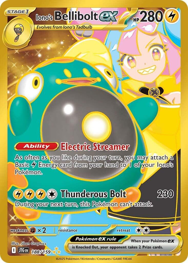 Iono's Bellibolt ex (188/159) [Scarlet & Violet: Journey Together] - Pokémon - Card Brawlers | Quebec | Canada |