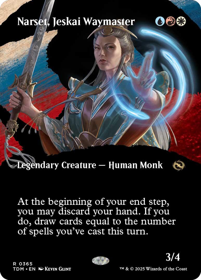 Narset, Jeskai Waymaster (Borderless) [Tarkir: Dragonstorm] - Magic: The Gathering - Card Brawlers | Quebec | Canada |