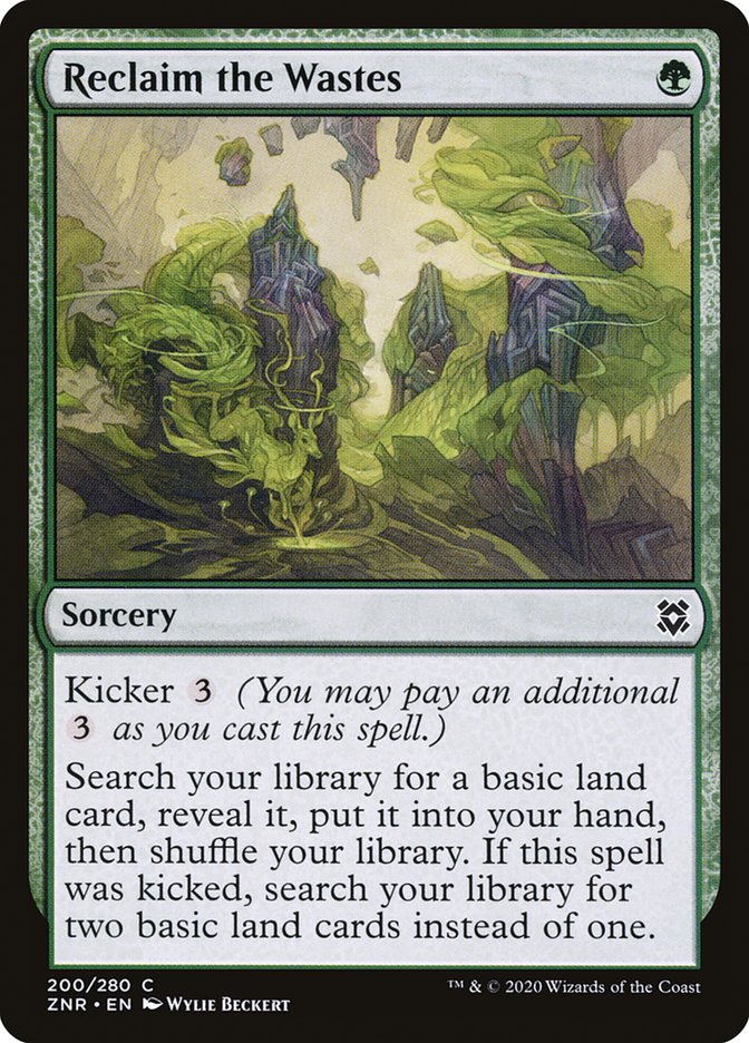Reclaim the Wastes [Zendikar Rising] - Magic: The Gathering - Card Brawlers | Quebec | Canada |