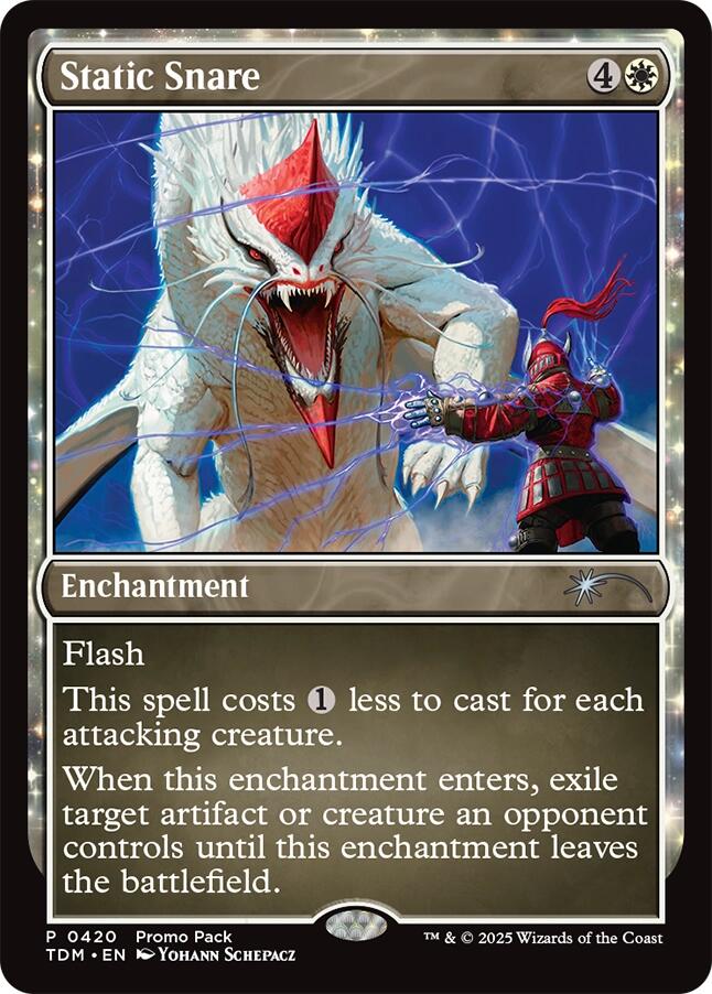Static Snare [Tarkir: Dragonstorm Promos] - Magic: The Gathering - Card Brawlers | Quebec | Canada |