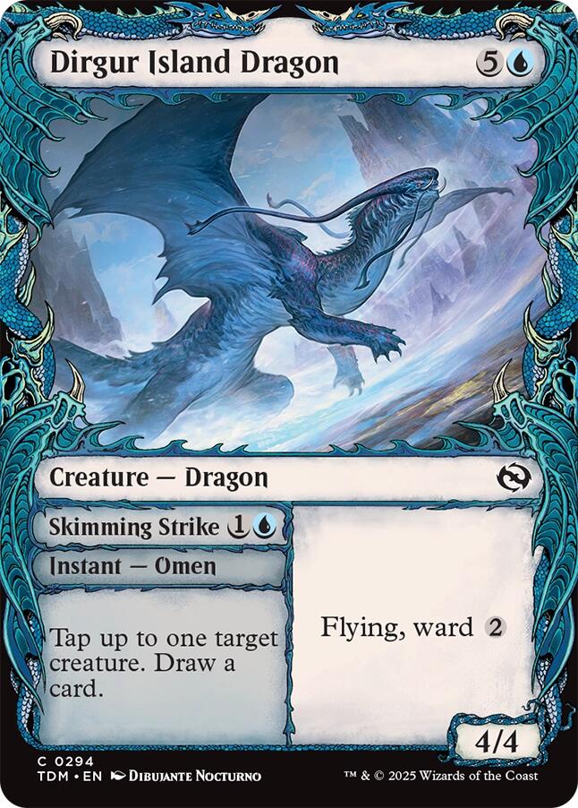 Dirgur Island Dragon (Showcase) [Tarkir: Dragonstorm] - Magic: The Gathering - Card Brawlers | Quebec | Canada |