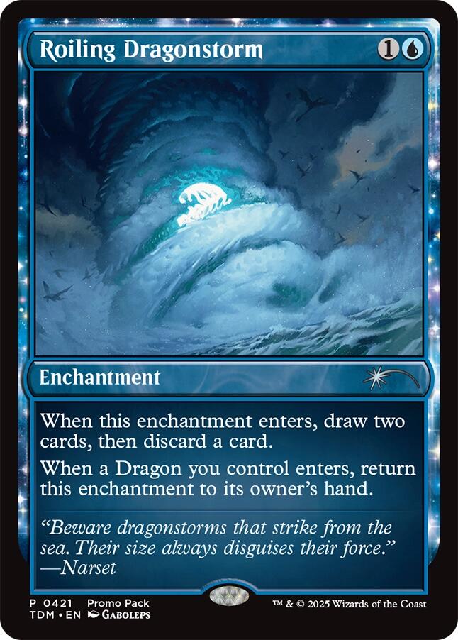 Roiling Dragonstorm [Tarkir: Dragonstorm Promos] - Magic: The Gathering - Card Brawlers | Quebec | Canada |