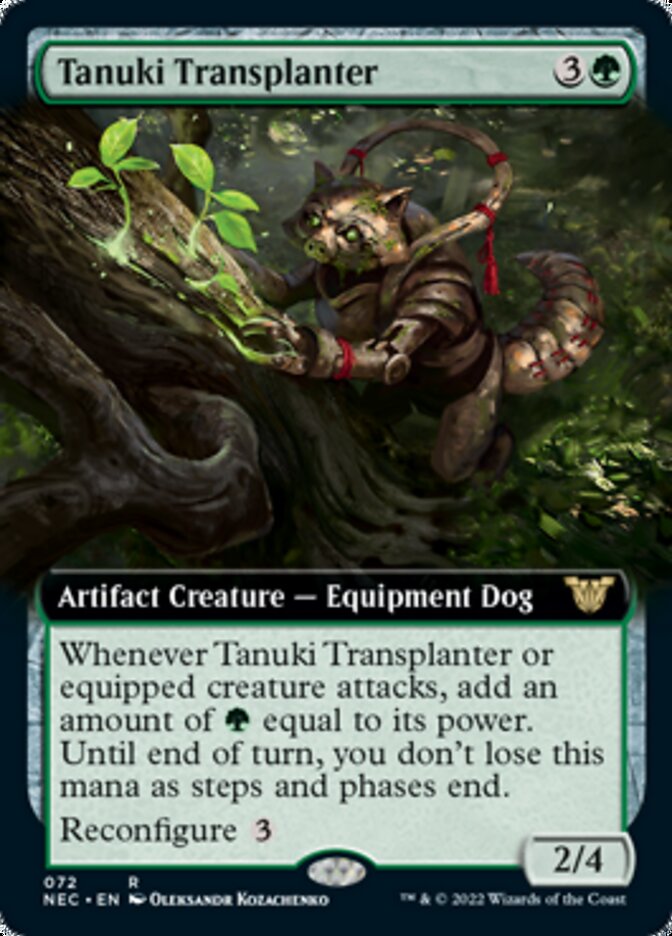 Tanuki Transplanter (Extended Art) [Kamigawa: Neon Dynasty Commander] - Magic: The Gathering - Card Brawlers | Quebec | Canada |