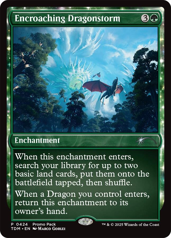 Encroaching Dragonstorm [Tarkir: Dragonstorm Promos] - Magic: The Gathering - Card Brawlers | Quebec | Canada |