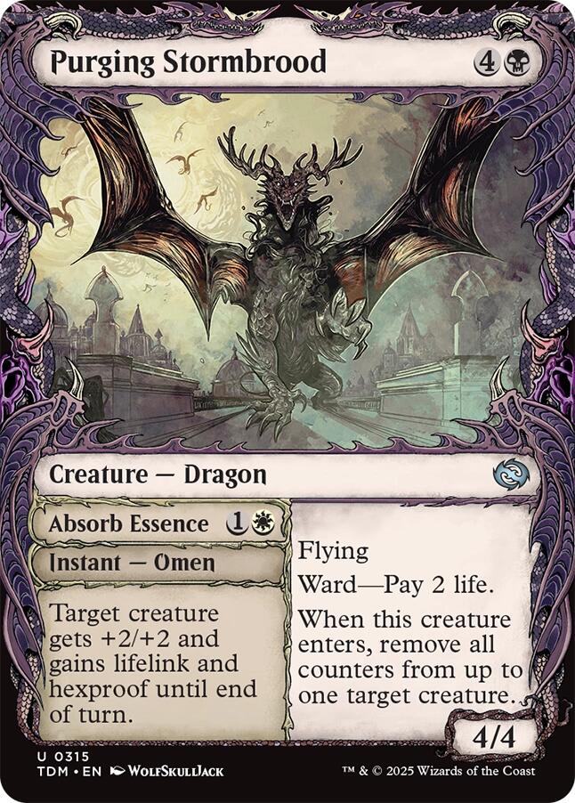 Purging Stormbrood (Showcase) [Tarkir: Dragonstorm] - Magic: The Gathering - Card Brawlers | Quebec | Canada |