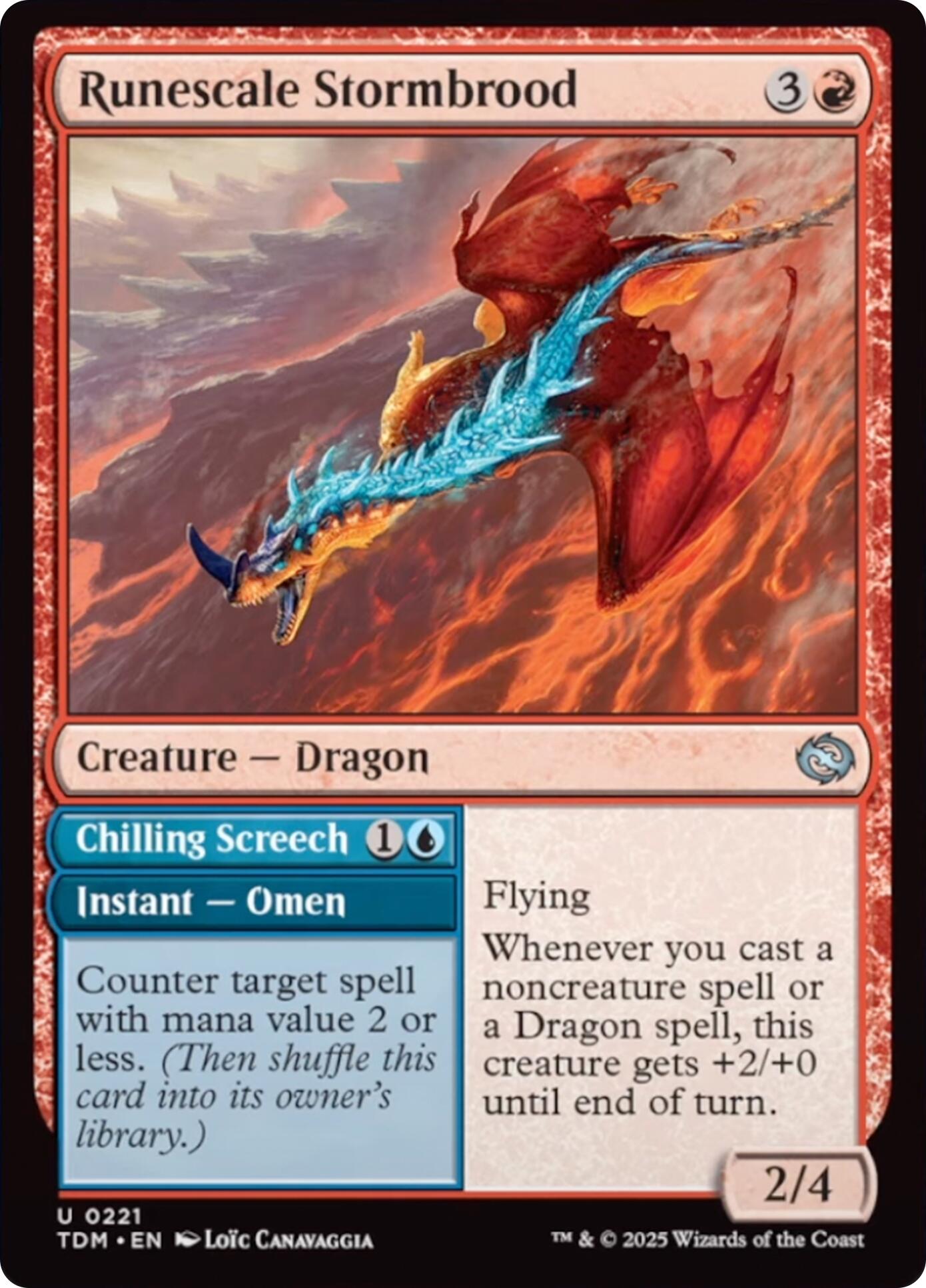 Runescale Stormbrood [Tarkir: Dragonstorm] - Magic: The Gathering - Card Brawlers | Quebec | Canada |