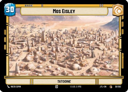 Mos Eisley // Shield (030/262 // T04/T04) (030/262 // T04/T04) [Jump to Lightspeed] - Fantasy Flight Games - Card Brawlers | Quebec | Canada |