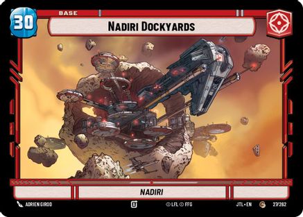 Nadiri Dockyards // Shield (027/262 // T04/T04) (027/262 // T04/T04) [Jump to Lightspeed] - Fantasy Flight Games - Card Brawlers | Quebec | Canada |