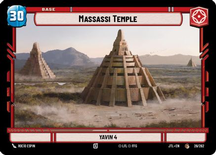 Massassi Temple // Shield (026/262 // T04/T04) (026/262 // T04/T04) [Jump to Lightspeed] - Fantasy Flight Games - Card Brawlers | Quebec | Canada |