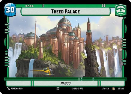 Theed Palace // TIE Fighter (023/262 // T01/T04) (023/2262 // T01/T04) [Jump to Lightspeed] - Fantasy Flight Games - Card Brawlers | Quebec | Canada |