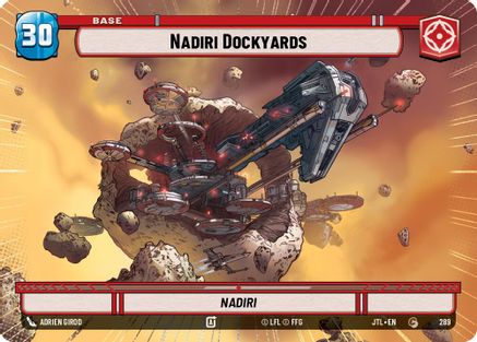 Nadiri Dockyards // X-Wing (289 // T06) (Hyperspace) (289 // T06) [Jump to Lightspeed] - Fantasy Flight Games - Card Brawlers | Quebec | Canada |