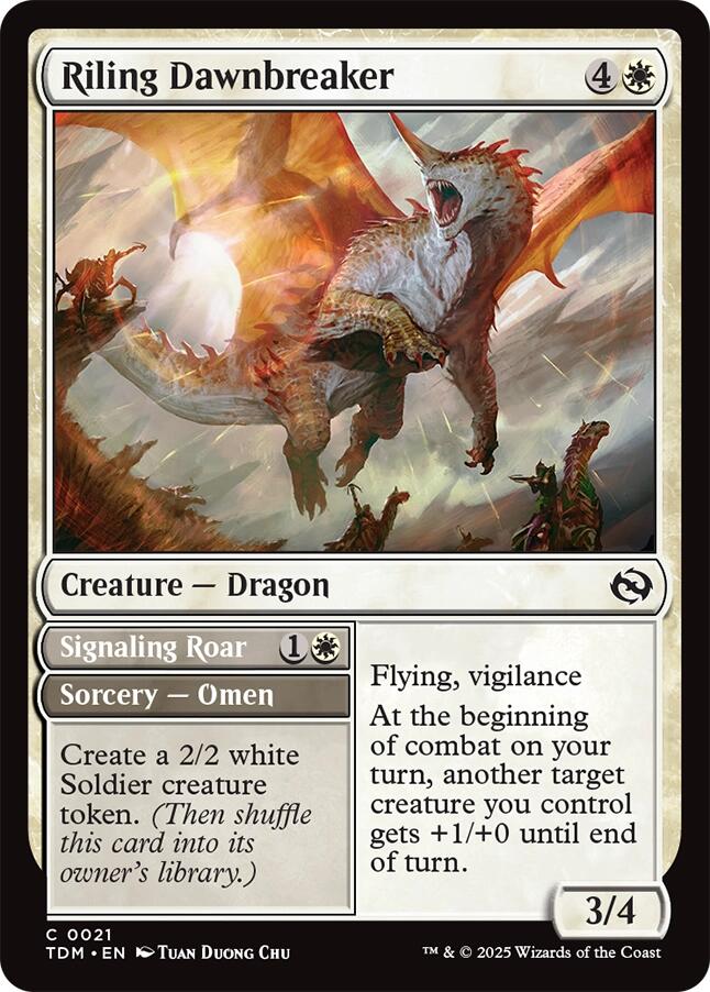 Riling Dawnbreaker [Tarkir: Dragonstorm] - Magic: The Gathering - Card Brawlers | Quebec | Canada |