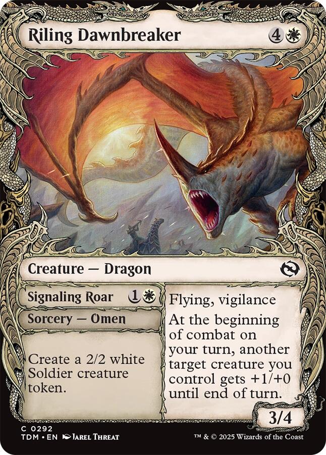 Riling Dawnbreaker (Showcase) [Tarkir: Dragonstorm] - Magic: The Gathering - Card Brawlers | Quebec | Canada |