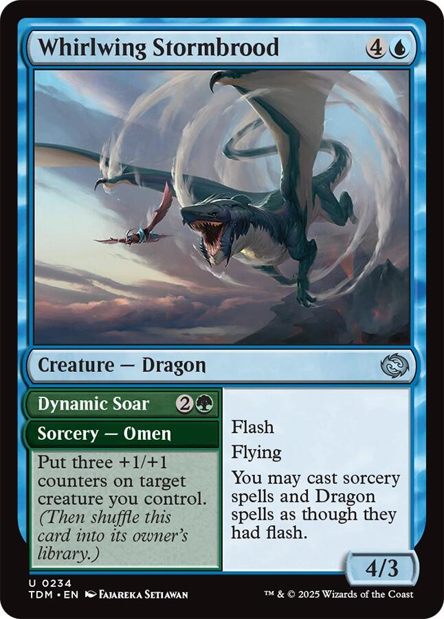 Whirlwing Stormbrood [Tarkir: Dragonstorm] - Magic: The Gathering - Card Brawlers | Quebec | Canada |