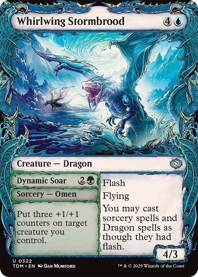 Whirlwing Stormbrood (Showcase) [Tarkir: Dragonstorm] - Magic: The Gathering - Card Brawlers | Quebec | Canada |