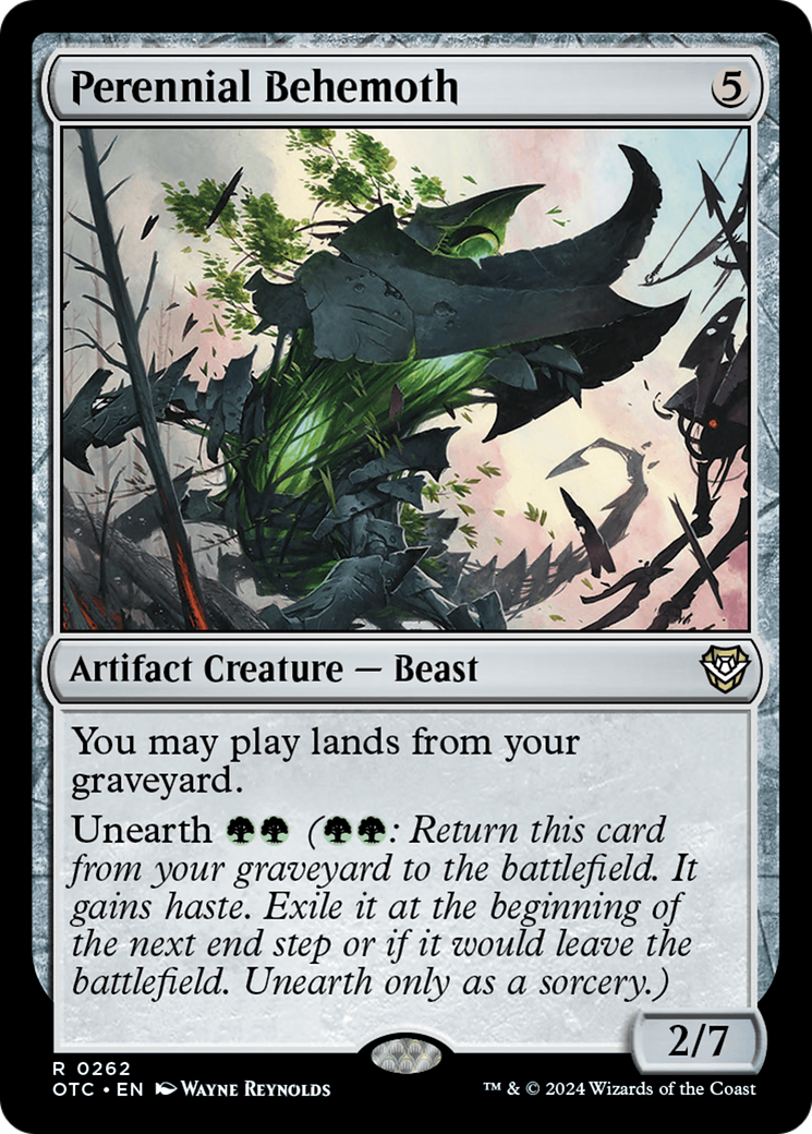 Perennial Behemoth [Outlaws of Thunder Junction Commander] - Magic: The Gathering - Card Brawlers | Quebec | Canada |