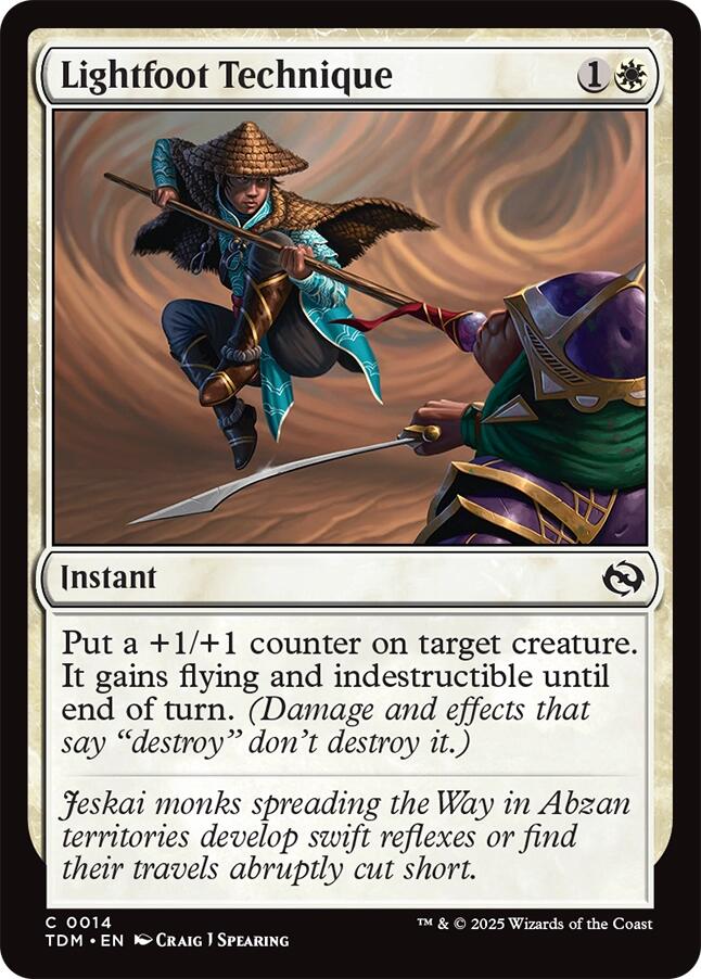 Lightfoot Technique [Tarkir: Dragonstorm] - Magic: The Gathering - Card Brawlers | Quebec | Canada |