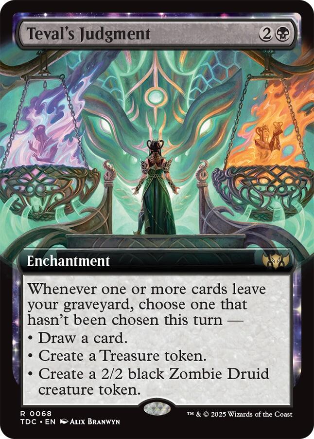Teval's Judgment (Extended Art) [Tarkir: Dragonstorm Commander] - Magic: The Gathering - Card Brawlers | Quebec | Canada |