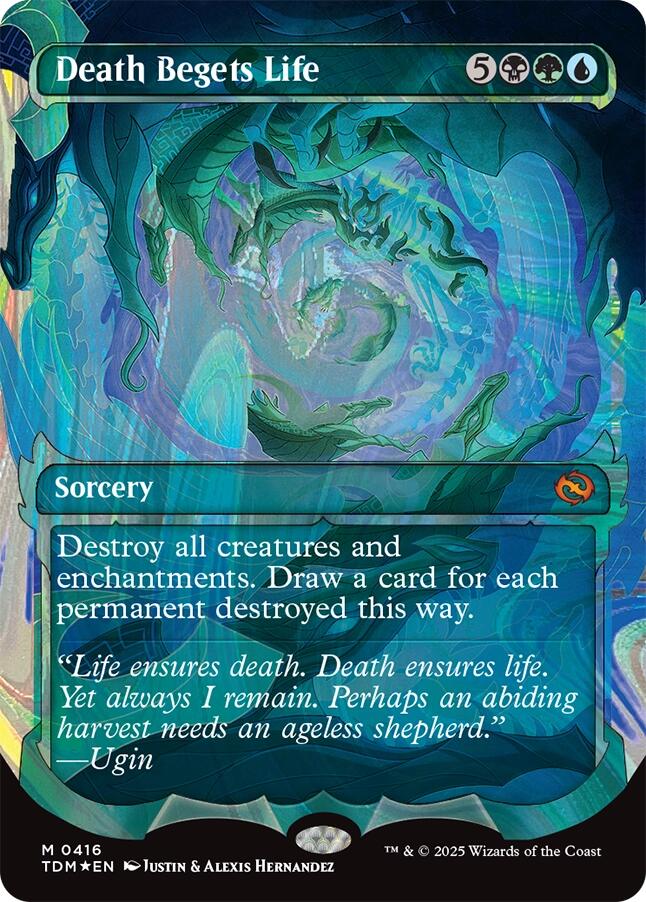 Death Begets Life (Showcase) (Halo Foil) [Tarkir: Dragonstorm] - Magic: The Gathering - Card Brawlers | Quebec | Canada |