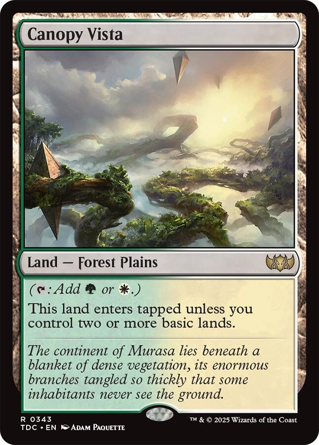 Canopy Vista [Tarkir: Dragonstorm Commander] - Magic: The Gathering - Card Brawlers | Quebec | Canada |
