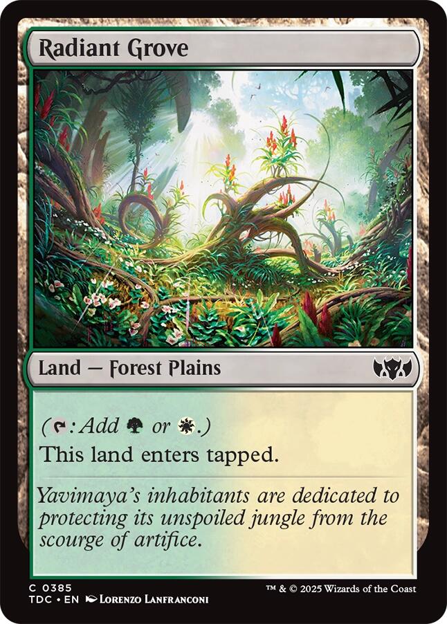 Radiant Grove [Tarkir: Dragonstorm Commander] - Magic: The Gathering - Card Brawlers | Quebec | Canada |