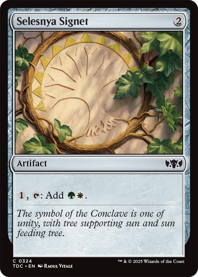 Selesnya Signet [Tarkir: Dragonstorm Commander] - Magic: The Gathering - Card Brawlers | Quebec | Canada |