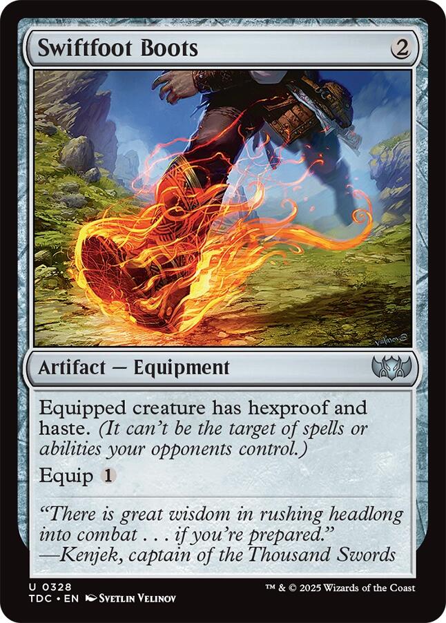 Swiftfoot Boots [Tarkir: Dragonstorm Commander] - Magic: The Gathering - Card Brawlers | Quebec | Canada |