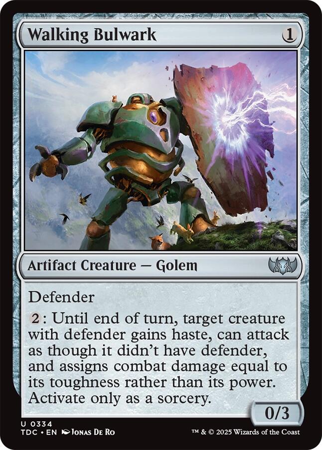 Walking Bulwark [Tarkir: Dragonstorm Commander] - Magic: The Gathering - Card Brawlers | Quebec | Canada |