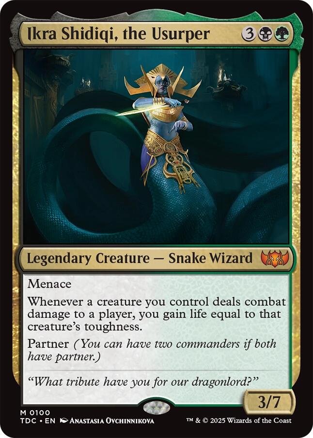 Ikra Shidiqi, the Usurper [Tarkir: Dragonstorm Commander] - Magic: The Gathering - Card Brawlers | Quebec | Canada |