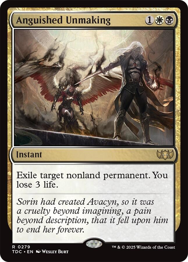 Anguished Unmaking [Tarkir: Dragonstorm Commander] - Magic: The Gathering - Card Brawlers | Quebec | Canada |