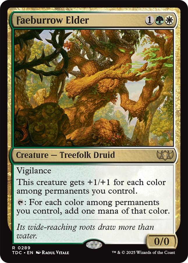 Faeburrow Elder [Tarkir: Dragonstorm Commander] - Magic: The Gathering - Card Brawlers | Quebec | Canada |