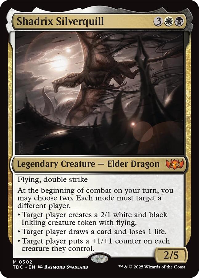 Shadrix Silverquill [Tarkir: Dragonstorm Commander] - Magic: The Gathering - Card Brawlers | Quebec | Canada |