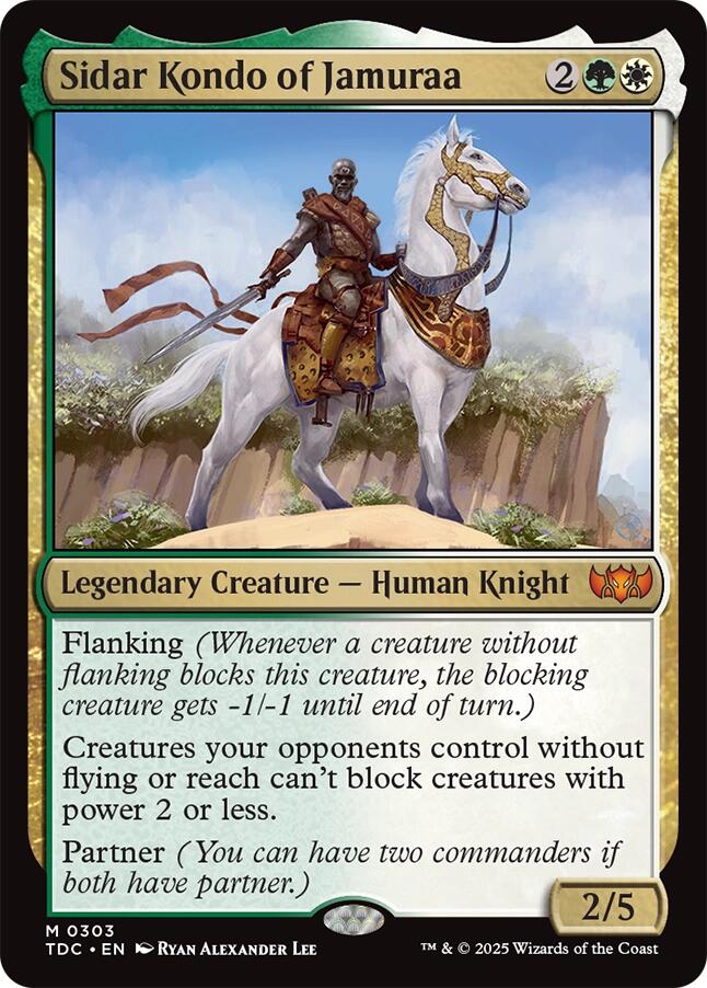 Sidar Kondo of Jamuraa [Tarkir: Dragonstorm Commander] - Magic: The Gathering - Card Brawlers | Quebec | Canada |