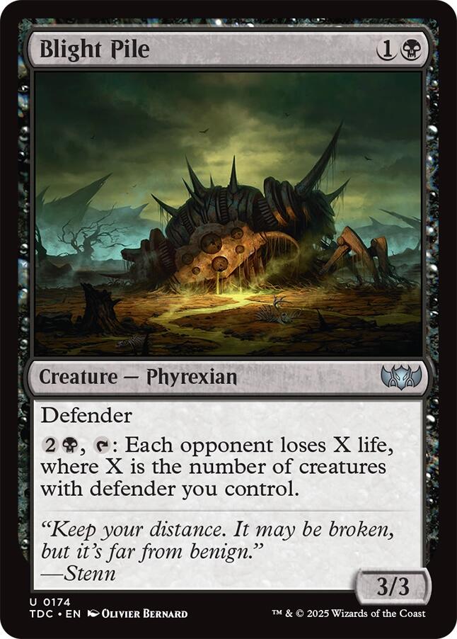 Blight Pile [Tarkir: Dragonstorm Commander] - Magic: The Gathering - Card Brawlers | Quebec | Canada |